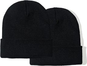 img 4 attached to PFFY Unisex Beanie Winter Beanies Sports & Fitness and Running