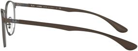 img 1 attached to RX6355 Eyeglass Frames Matte Gunmetal