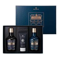 scott hamish blue: complete men’s daily skin care gift set - face wash, toner, and lotion for intensive conditioning & moisturizing logo