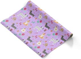 img 1 attached to 🐾 Paw Paper: Purple Edible Gift Wrap for Dogs - A Tasty Surprise!