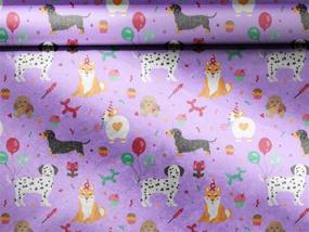 img 2 attached to 🐾 Paw Paper: Purple Edible Gift Wrap for Dogs - A Tasty Surprise!