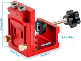 img 3 attached to 🔨 Pocket Hole Jig Tool Kit: Drill, Angled Holes, Clamp System for Woodwork