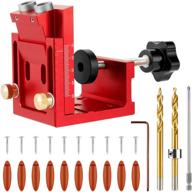 🔨 pocket hole jig tool kit: drill, angled holes, clamp system for woodwork logo