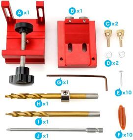 img 2 attached to 🔨 Pocket Hole Jig Tool Kit: Drill, Angled Holes, Clamp System for Woodwork