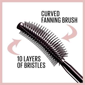 img 2 attached to Get Bold and Beautiful Lashes with Maybelline Lash Sensational Mascara, Blackest Black - 0.32 fl Oz (Packaging May Vary)