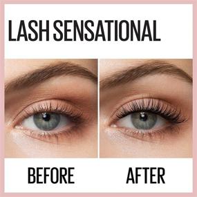 img 1 attached to Get Bold and Beautiful Lashes with Maybelline Lash Sensational Mascara, Blackest Black - 0.32 fl Oz (Packaging May Vary)