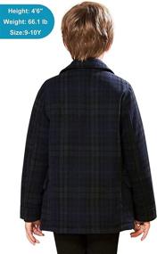 img 3 attached to SOLOCOTE Winter Peacoat Elegant SLN6005 Boys' Clothing ~ Jackets & Coats