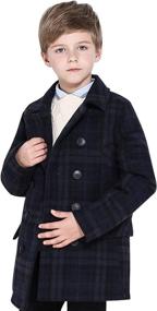 img 4 attached to SOLOCOTE Winter Peacoat Elegant SLN6005 Boys' Clothing ~ Jackets & Coats