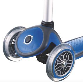 img 1 attached to 🛴 Globber V2 Navy Blue Scooter: 3-Wheel Kick Scooter with LED Light Up Wheels for Kids Ages 3-7 – Outdoor Grow with Me Scooter for Boys and Girls