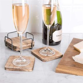 img 2 attached to Godinger Handmade Dinner Decor Coaster: Elegant and Functional Table Protector