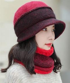 img 2 attached to Scarf Womens Beanie Knitted Outdoor Outdoor Recreation for Hiking & Outdoor Recreation Clothing
