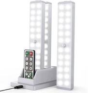 💡 convenient 3-pack led closet lights with charging station: motion sensor lights for kitchen, wardrobe, hallway logo