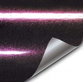 img 2 attached to 🎆 VViViD+ Nightshade Purple Gloss Vinyl Wrap Film - Premium Quality (1ft x 5ft)