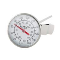 🌡️ taylor precision 8215n: accurate 8-inch bi-therm pocket dial thermometer - nsf approved, 0 to 220°f logo