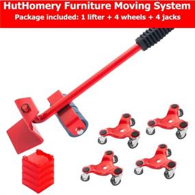 img 3 attached to 🛋️ HutHomery Furniture Tri-Dolly: Effortless Moving System for Bulky & Heavy Loads – 9 Pack, 440-lb Load Capacity