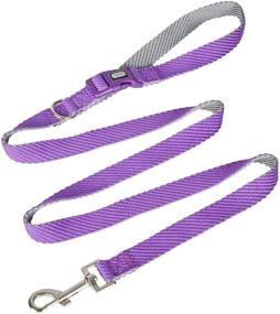 img 3 attached to 🐶 YUDOTE Soft Lightweight Dog Leash 4ft Long, Durable Pet Lead with Buckle Handle for Walking and Training, Buy the Matching Dog Collar Separately