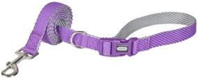 img 2 attached to 🐶 YUDOTE Soft Lightweight Dog Leash 4ft Long, Durable Pet Lead with Buckle Handle for Walking and Training, Buy the Matching Dog Collar Separately