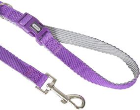 img 1 attached to 🐶 YUDOTE Soft Lightweight Dog Leash 4ft Long, Durable Pet Lead with Buckle Handle for Walking and Training, Buy the Matching Dog Collar Separately