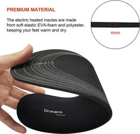 img 1 attached to Dr Warm Heating Insoles Electric Thermal