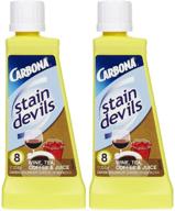 🍷 carbona stain devils #8 wine, tea, coffee & juice remover - 1.7 oz - 2 pk: effortlessly eliminate tough stains! logo