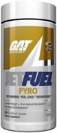 💥 gat sport jetfuel pyro 120 capsules - advanced fat-burning thermogenic supplement logo