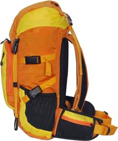 img 2 attached to 🧡 Orange Yellow Everest Weekender Hiking Backpack