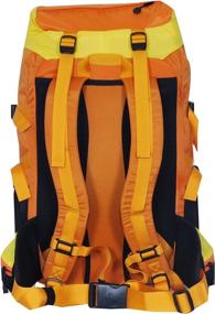 img 1 attached to 🧡 Orange Yellow Everest Weekender Hiking Backpack