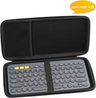 durable travel case for logitech k380/k810/k811 bluetooth keyboard: secure storage solution for multi-device compatibility логотип