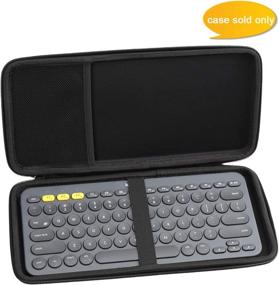 img 4 attached to Durable Travel Case for Logitech K380/K810/K811 Bluetooth Keyboard: Secure Storage Solution for Multi-Device Compatibility