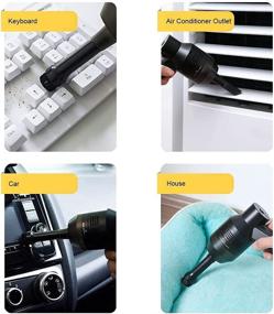 img 1 attached to 🔌 Portable USB Rechargeable Mini Electric Keyboard Vacuum for TV Satellite Boxes, Kitchen Stove, Bread Crumbs, Laptop, Computer, Piano, Car - KeepTpeeK