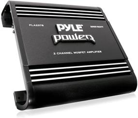 img 4 attached to Pyle PLA2378: 2000W High Power 2 Channel Car Stereo Amplifier - MOSFET, 🚗 Crossover, Bass Boost Control - Silver Plated RCA Input Output - Small Speaker Amp Box