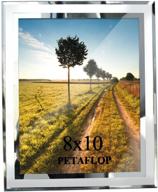 🖼️ high-quality real glass 8x10 picture frames with petaflop, ideal for tabletop photo display логотип