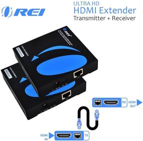 img 3 attached to 🔌 OREI 4K HDMI Extender Over Single CAT5e/CAT6 Cable - Multiple Display Matrix 4K @ 30Hz With IR - Up to 400 Ft - ProLNK Technology