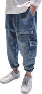 trendy umeyda jogger ripped distressed toddler boys' clothing - stylish and durable logo
