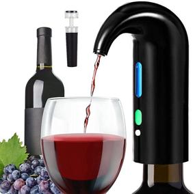 img 4 attached to Electric Aerator Aeration Decanter Pourer Kitchen & Dining