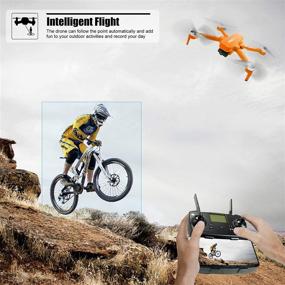 img 2 attached to 📸 X17 Adult Camera Drone, 60-Min Flight Time, 5G Wifi Quadcopter with 6K HD Anti-shake Camera, Beginner Friendly, 2 Batteries, Brushless Motor