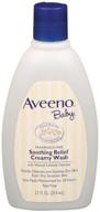 👶 aveeno baby soothing relief cream wash, 12oz bottles (pack of 3) logo
