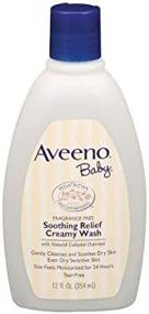 img 1 attached to 👶 Aveeno Baby Soothing Relief Cream Wash, 12oz Bottles (Pack of 3)