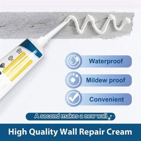 img 3 attached to 🔧 100g Wall Mending Agent: Jeteventy Drywall Patch & Repair Cream Putty + Scraper - Quick & Easy Solution to Fill Holes and Fix Cracks in Wall Surface