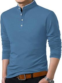 img 2 attached to 👔 Stylish Men's Clothing: YTD Casual Sleeve Fashion T Shirts