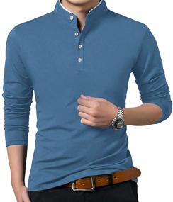 img 4 attached to 👔 Stylish Men's Clothing: YTD Casual Sleeve Fashion T Shirts