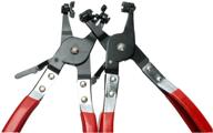 8milelake hose clamp pliers set: wide and flat band plier with cross slotted jaw pliers for efficient hose clamping logo