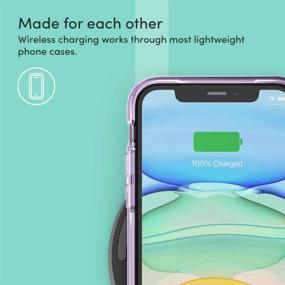 img 2 attached to 🔌 Belkin Playa 15W Wireless Charger - Compatible with iPhone 12, iPhone 11, AirPods, Samsung, Google, and More! (No Power Adapter Needed)