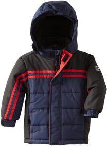 img 2 attached to Rothschild Little Stripe Puffer Jacket: Stylish and Warm Boys' Clothing