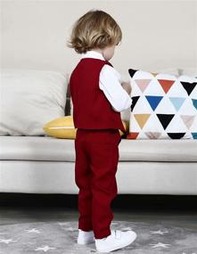 img 1 attached to DESIGN Toddler Wedding Gentleman Outfit Boys' Clothing for Suits & Sport Coats