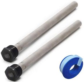 img 4 attached to 🚰 Eleventree 2 Pack RV Magnesium Water Heater Anode Rod Bundle with Teflon Tape | Extends the Lifespan of Suburban & Mor-Flo Water Heaters | Tank-3/4''NPT Threads 9.25'' Length