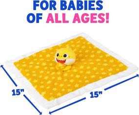img 1 attached to 🦈 WowWee Pinkfong Baby Shark Official Lovey: Yellow Plush for Your Baby Shark Fan