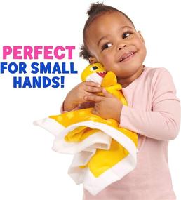 img 2 attached to 🦈 WowWee Pinkfong Baby Shark Official Lovey: Yellow Plush for Your Baby Shark Fan