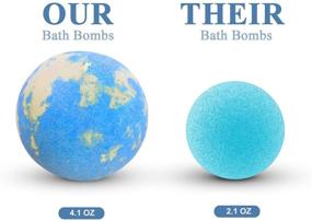 img 1 attached to 🛀 La Bellefée Bath Bombs & Scented Candles Set: Handmade Essential Oil Bath Bombs for Ultimate Relaxation & Moisturized Skin - Perfect Spa Gifts for Women (4 Bathbombs + 2 Candles)