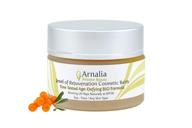 💧 arnalia 100% natural & organic eye & face skin care cream: moisturizer, anti-wrinkle, firming, hydrating balm with collagen, vitamin a,c,e,f - spf 1.1oz logo